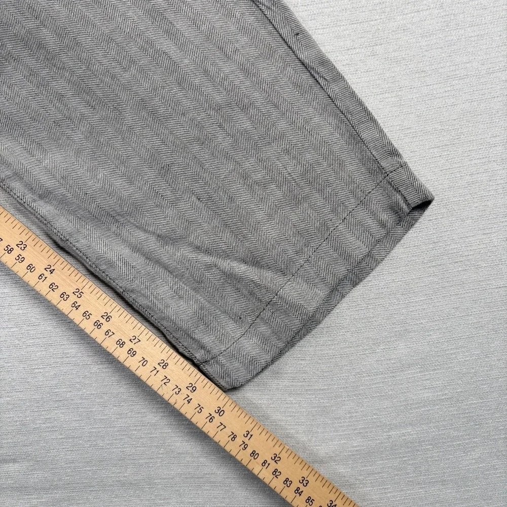 Tommy Bahama Beach Coast Linen Pants Mens Size XXL Gray Linen Blend Drawstring